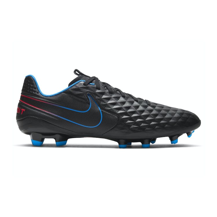 Image of Nike Tiempo Legend 8 Academy MG Black Siren Red Photo Blue