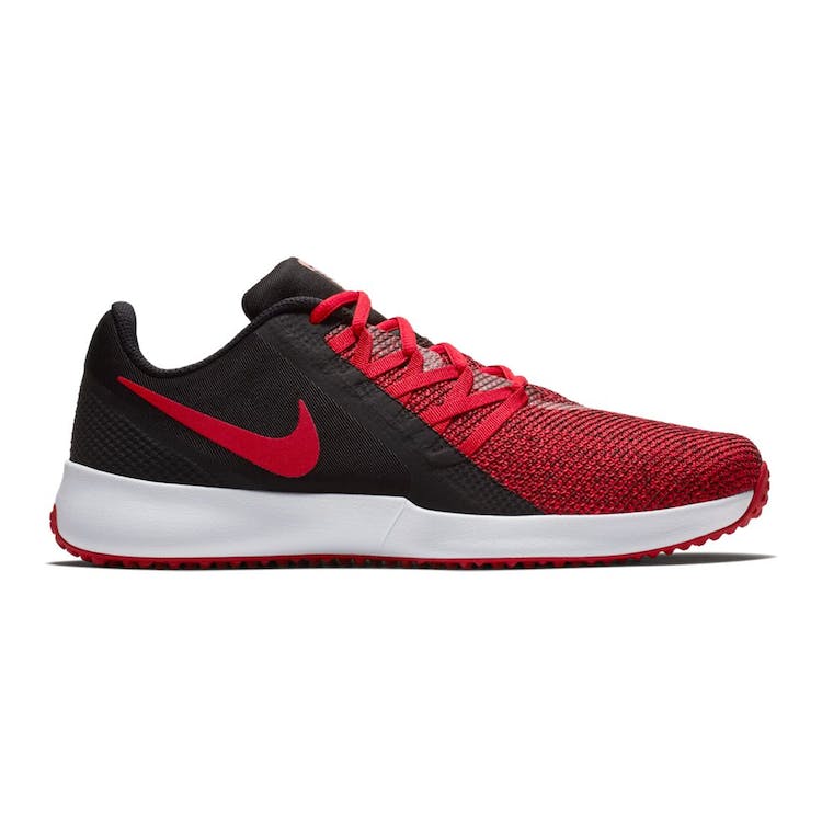 Image of Nike Varsity Compete TR Black Gym Red (Extra Wide)