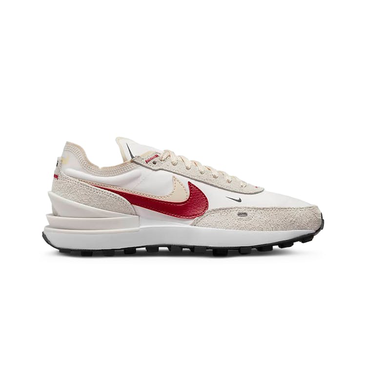 Image of Nike Waffle One SE Sail Pearl White Black Gym Red (W)