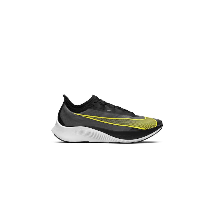 Image of Nike Zoom Fly 3 Black Opti Yellow