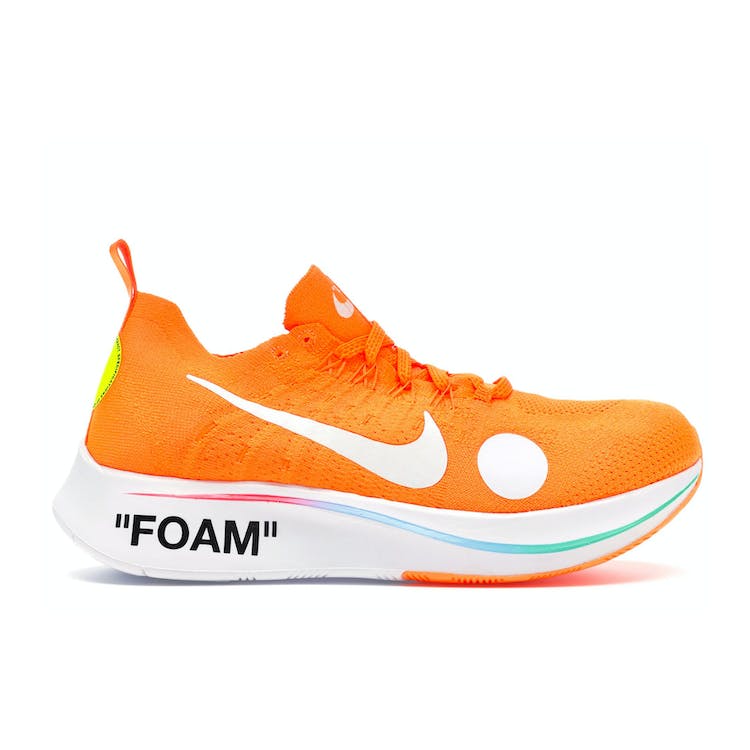 Image of OFF-WHITE x Nike Zoom Fly Mercurial Flyknit Total Orange