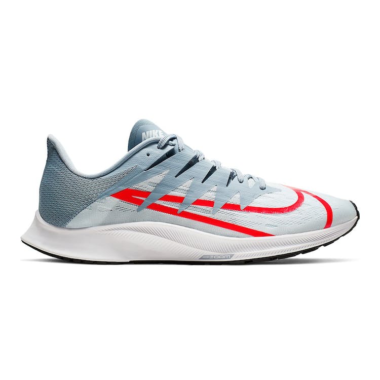 Image of Nike Zoom Rival Fly Pure Platinum Bright Crimson