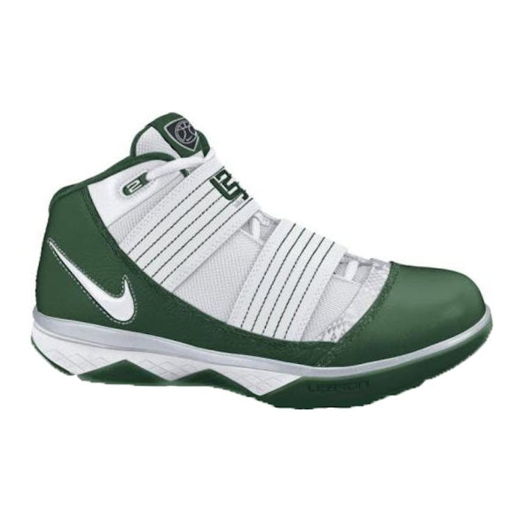Image of Nike Zoom Soldier III Team Bank White Green