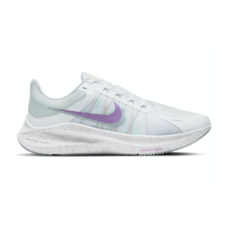 Image of Nike Zoom Winflo 8 Football Grey Violet Shock (W)