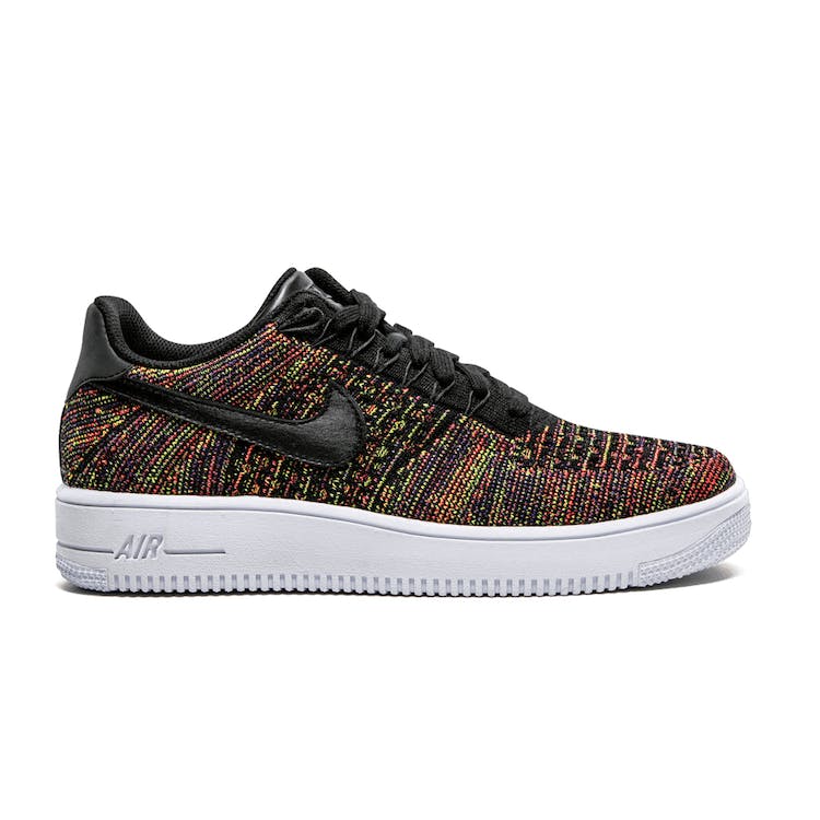 Image of NikeLab Air Force 1 Low Flyknit Black Multicolor