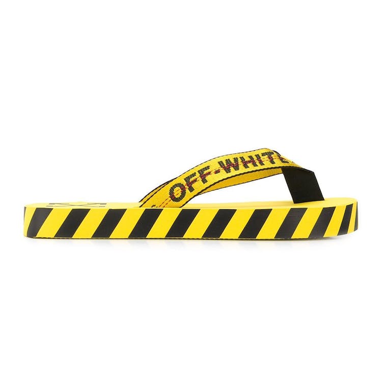 Image of Off-White Flip Flops Yellow