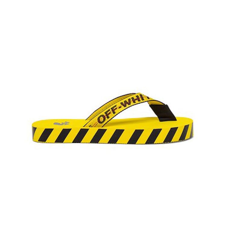 Image of OFF-WHITE Industrial Flip Flops Yellow SS21