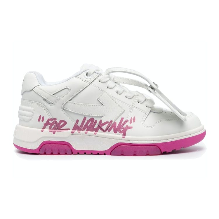 Image of OFF-WHITE Out Of Office Low Tops For Walking Fuschia