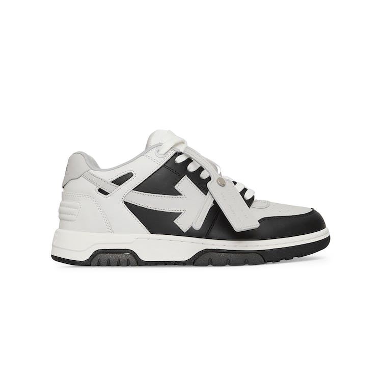 Image of OFF-WHITE Out Of Office OOO Low Tops Light Grey Black