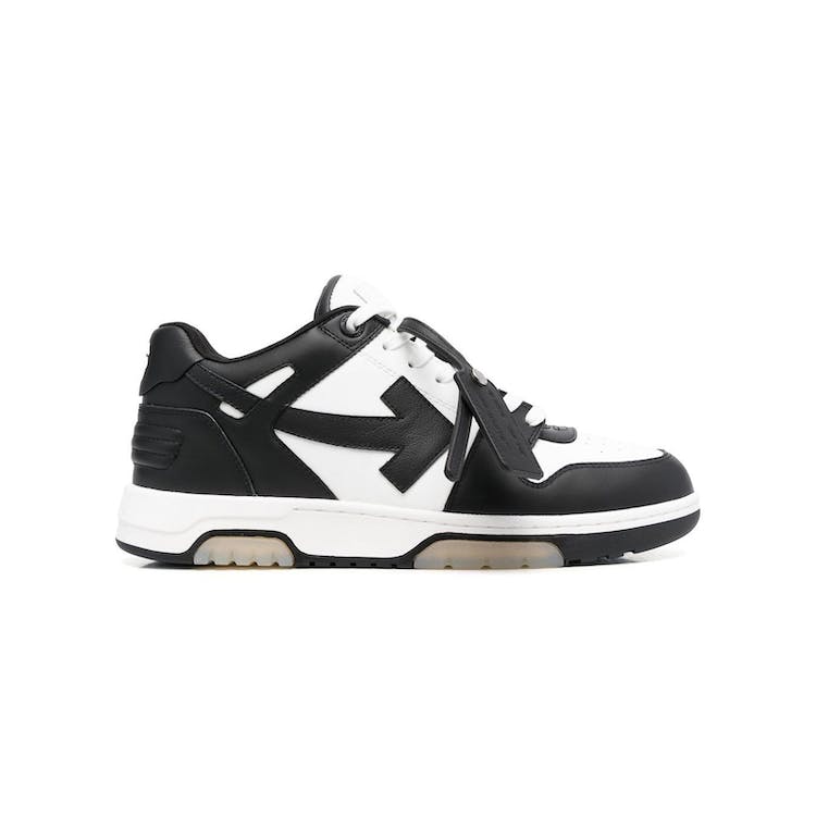 Image of OFF-WHITE Out Of Office OOO Low Tops White Black White