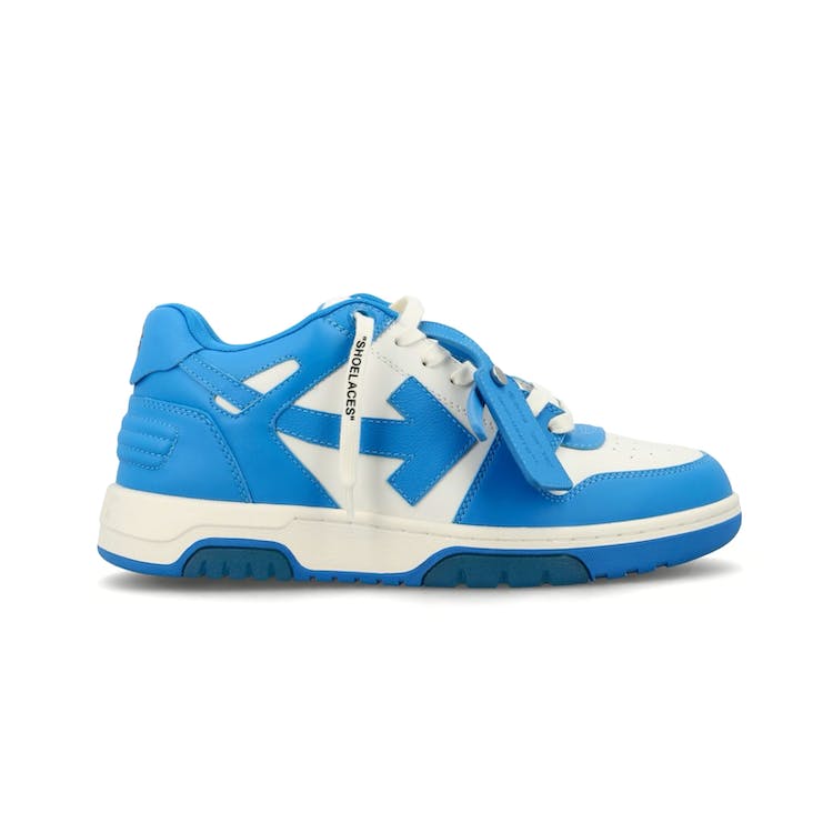 Image of OFF-WHITE Out Of Office OOO Low Tops White Blue (FW22)
