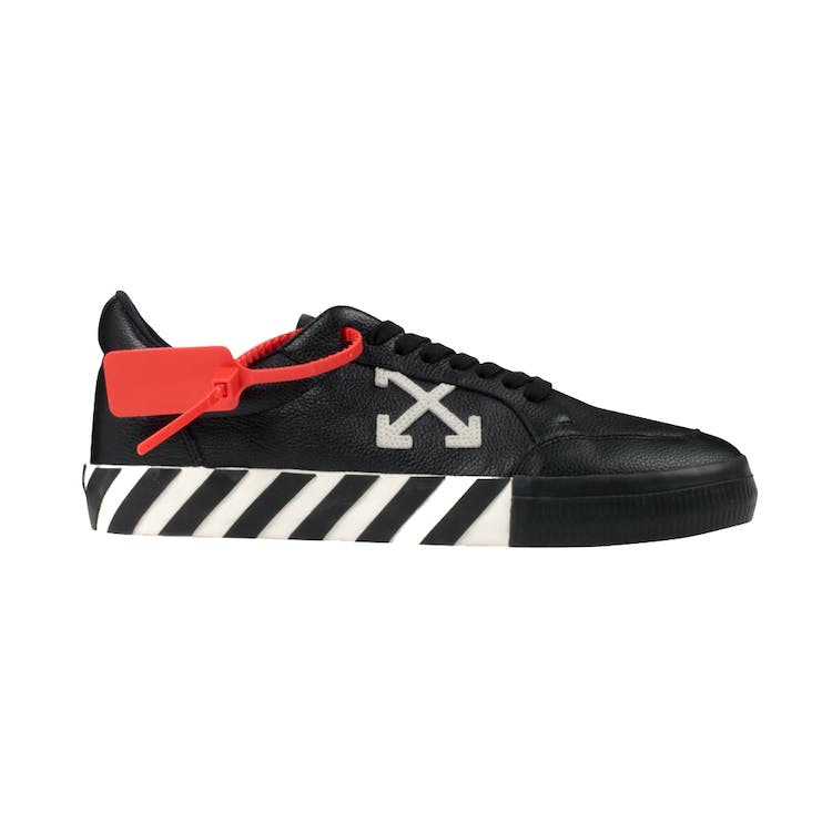 Image of OFF-WHITE Vulc Low Black Leather FW19