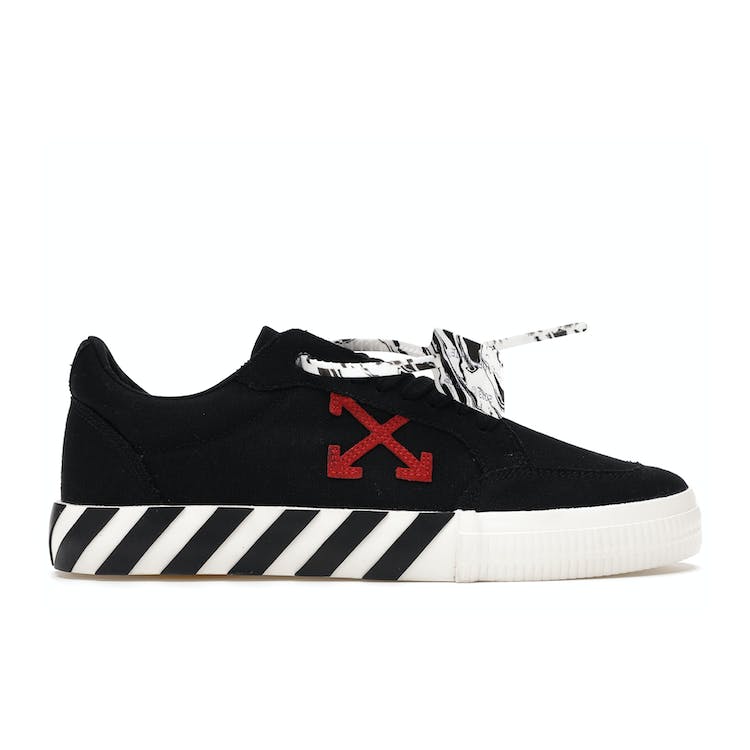 Image of OFF-WHITE Vulc Low Black Red Arrow FW20