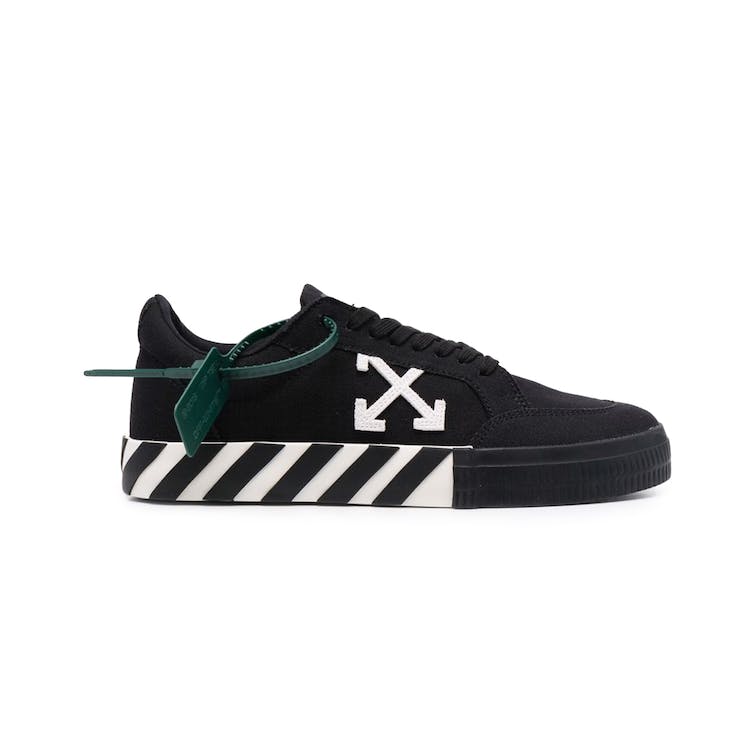 Image of OFF-WHITE Vulc Low Canvas Black White Black (SS22)