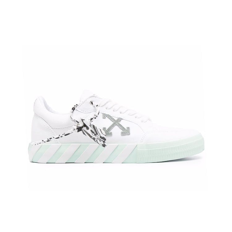Image of OFF-WHITE Vulc Low Eco Canvas White Mint Green