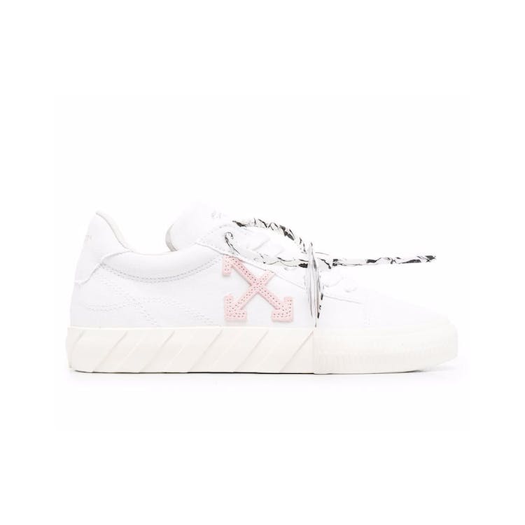 Image of OFF-WHITE Vulc Low Eco Canvas White Pink FW21 (W)