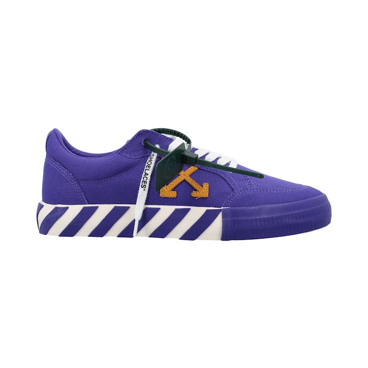 Image of OFF-WHITE Vulc Low Violet Yellow Canvas