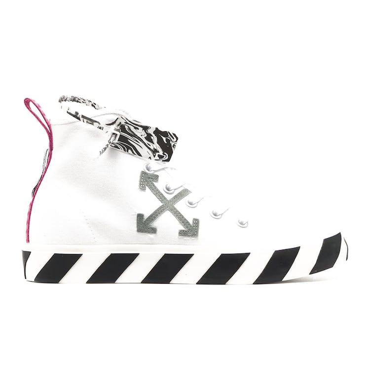 Image of OFF-WHITE Vulcanised Mid Top Grey Arrow