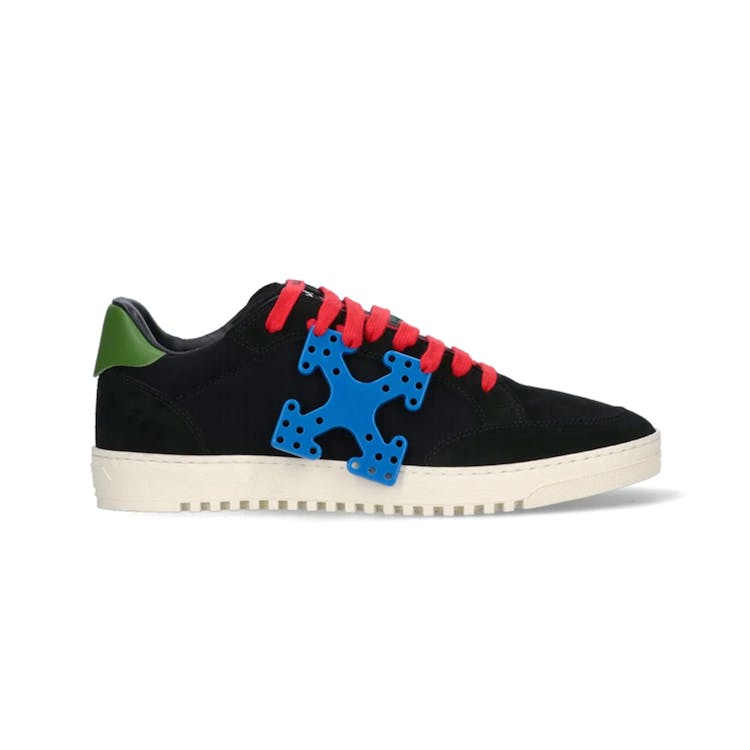 Image of OFF-WHITE Vulcanized 5.0 Low Top Arrows Hang Tag Black Blue Green Red
