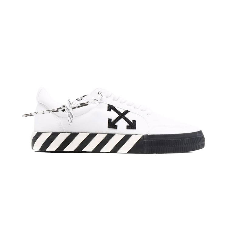 Image of OFF-WHITE Vulcanized Low Canvas White Black