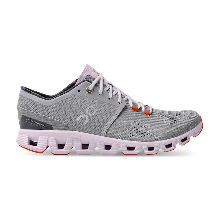 Image of On Running Cloud X Alloy Grey Lily Pink (W)