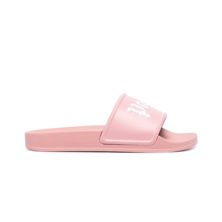 Image of Palm Angels Pool Slides Soft Pink White (W)