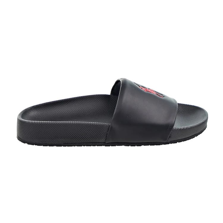 Image of Polo Ralph Lauren Cayson Slide Black Red