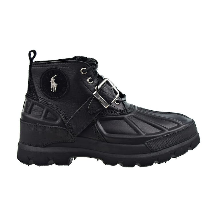 Image of Polo Ralph Lauren Oslo Low Boot Black Silver