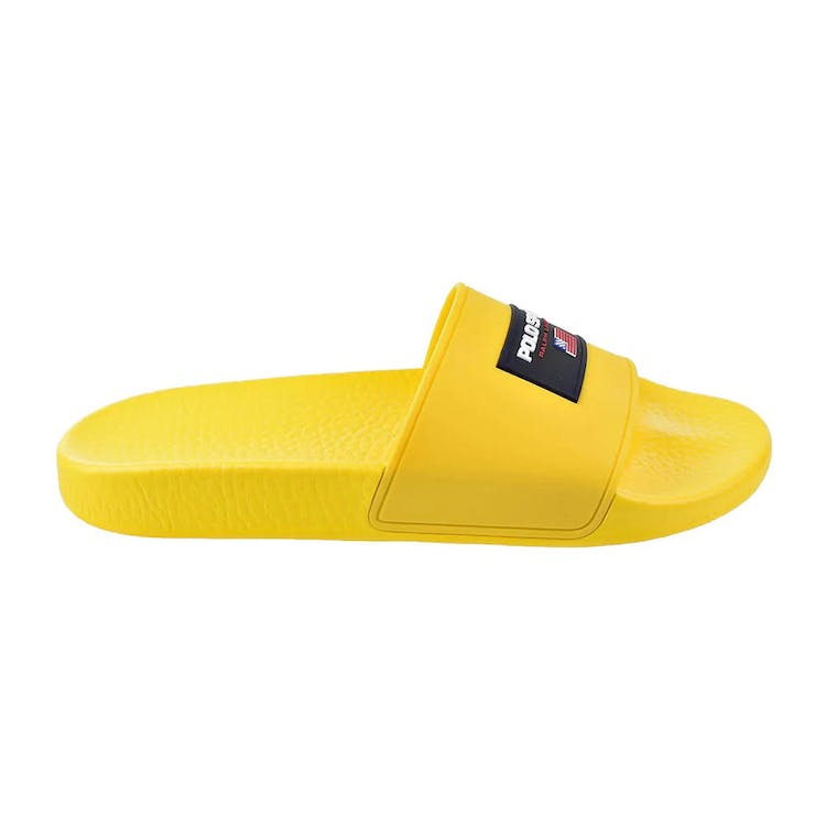 Image of Polo Ralph Lauren Polo Sport Slide Canary Yellow