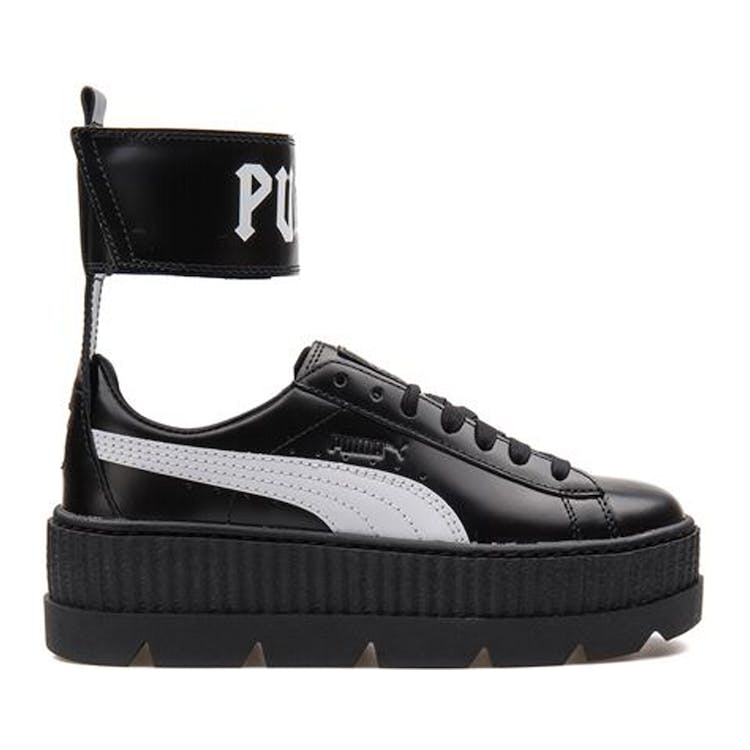 Image of Puma Ankle Strap Rihanna Fenty Black White (W)