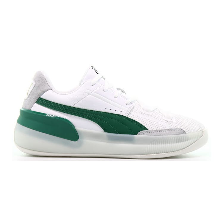 Image of Puma Clyde Hardwood White Green