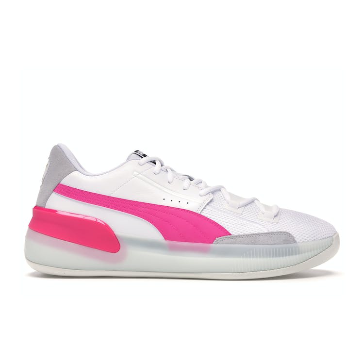 Image of Puma Clyde Hardwood White Pink