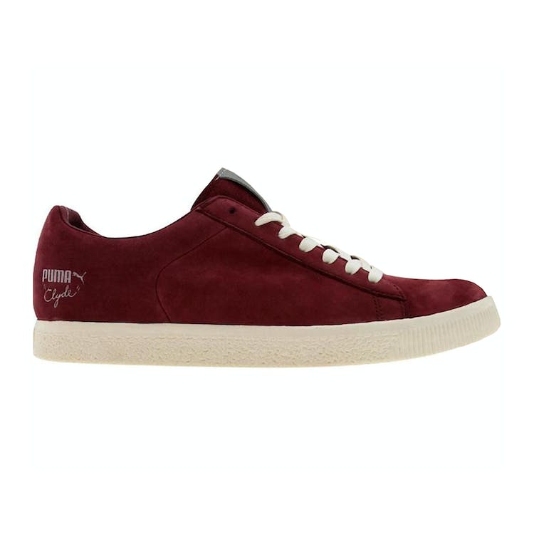 Image of Puma Clyde Luxe 2 Undefeated Team Burgundy