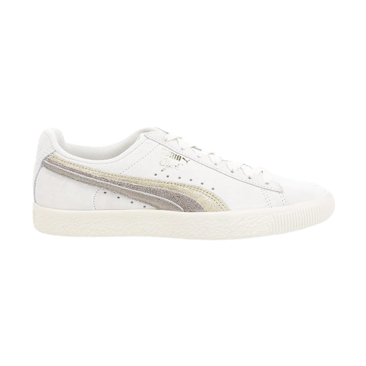 Image of Puma Clyde Metal Leather Whisper White Gold Bronze (W)