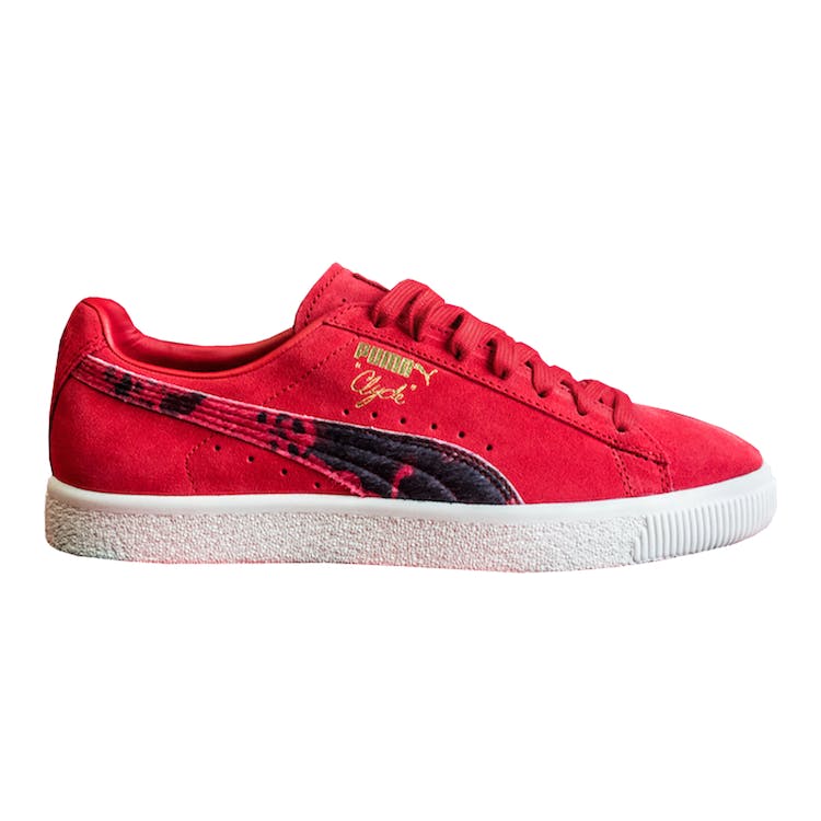 Image of Puma Clyde Packer Shoes Cow Suit Red