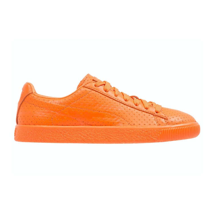 Image of Puma Clyde Perforated Trapstar Golden Poppy