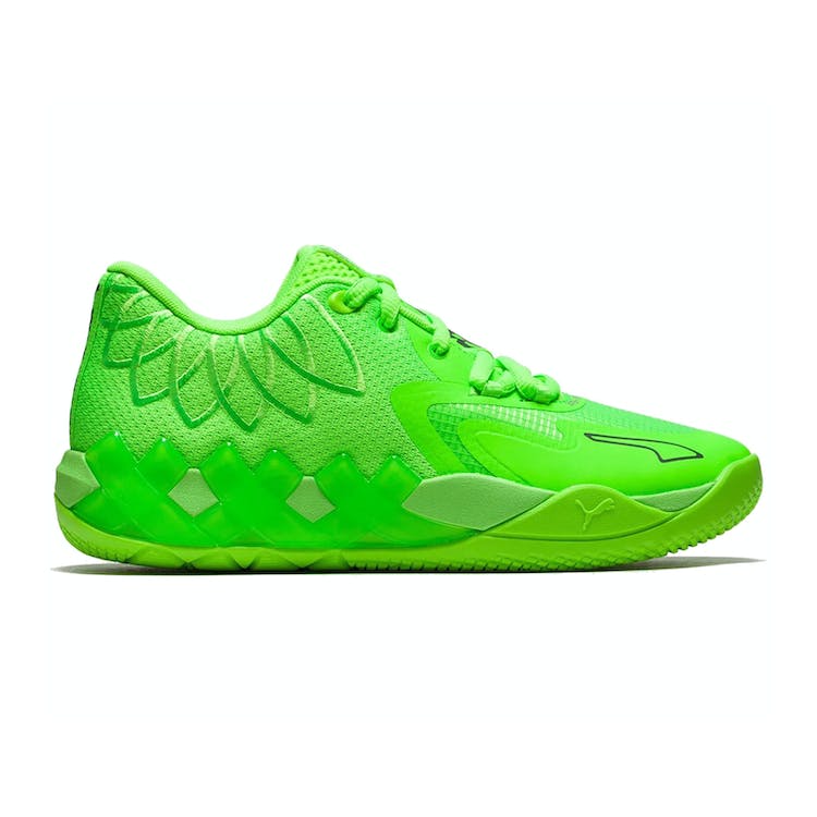Image of Puma LaMelo Ball MB.01 Lo Team Color Green Gecko (GS)