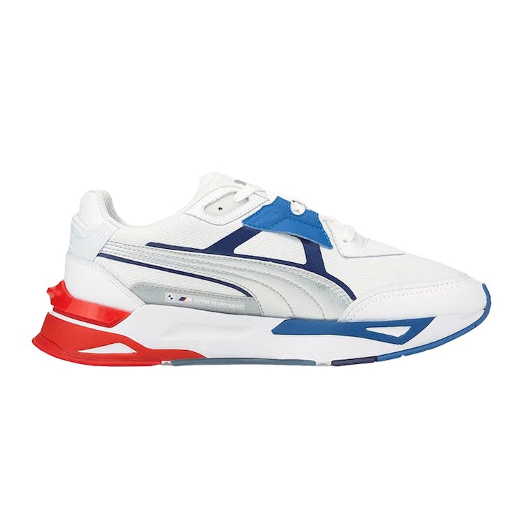Image of Puma Mirage Sport BMW Motorsport White Silver Strong Blue