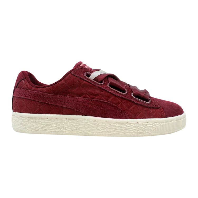 Image of Puma Suede Heart Quilt Cordovan Cameo Brown (W)