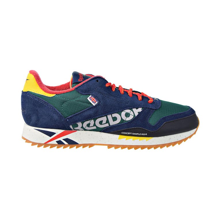 Image of Reebok Classic Leather Ripple Altered Green Red