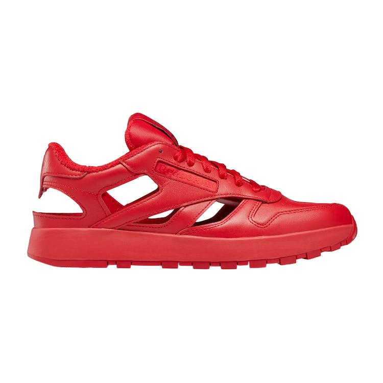 Image of Reebok Classic Leather Tabi Decortique Low Maison Margiela Red