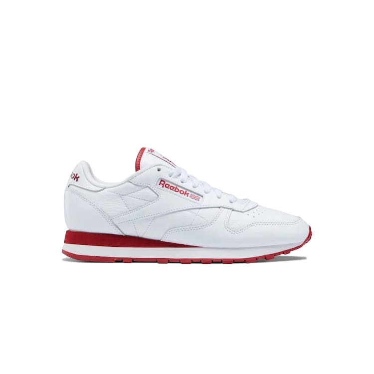 Image of Reebok Classic Leather White Flash Red