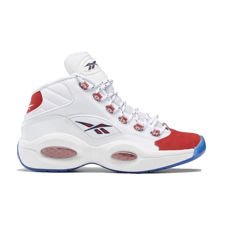 Image of Reebok Question Mid Red Toe 25th Anniversary
