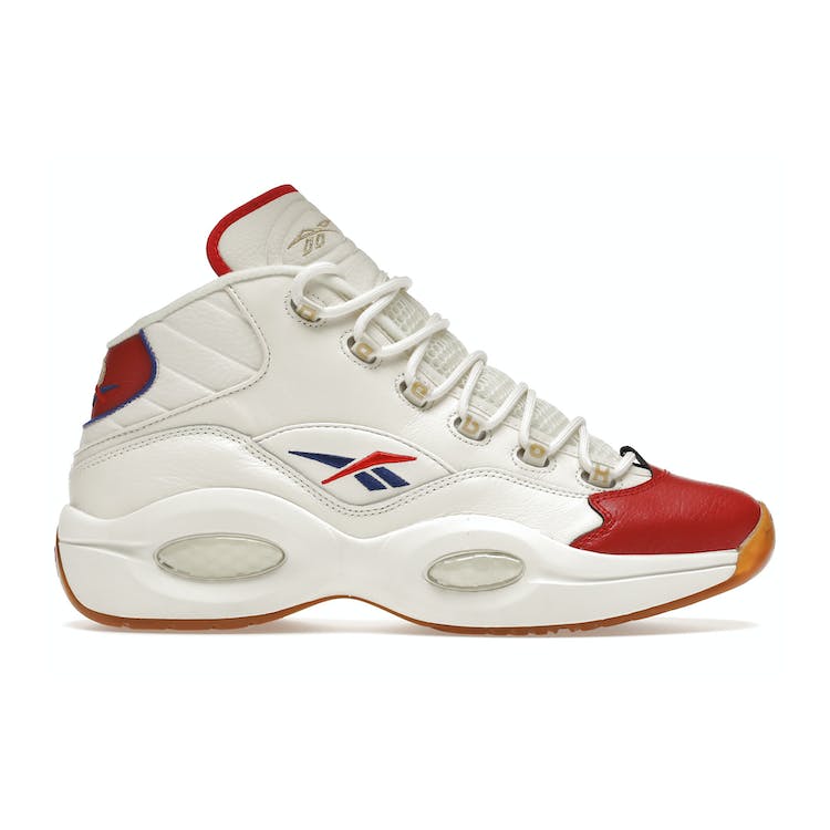 Image of Reebok Question Mid White Red Blue