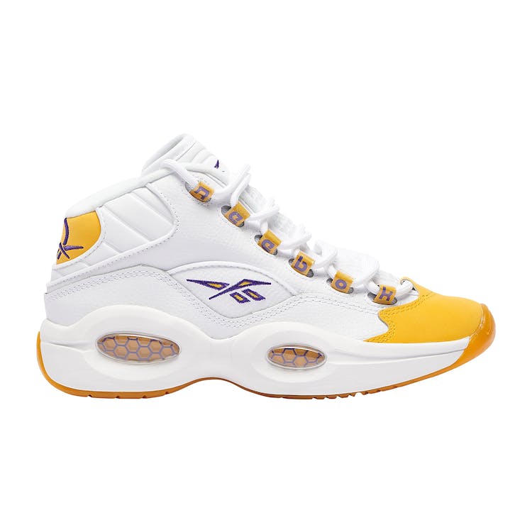 Image of Reebok Question Mid Yellow Toe (GS)