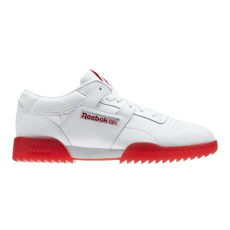 Image of Reebok Workout Clean Ripple Ice White Red