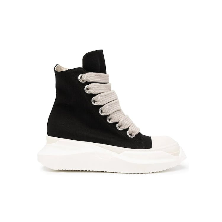 Image of Rick Owens DRKSHDW Canvas Abstract High Top Black Milk