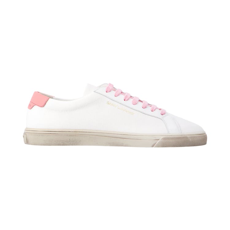 Image of Saint Laurent Andy Low White Pink (W)