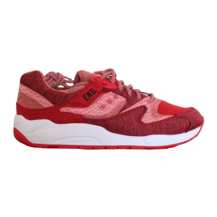 Image of Saucony Grid 9000 End "Red Noise"