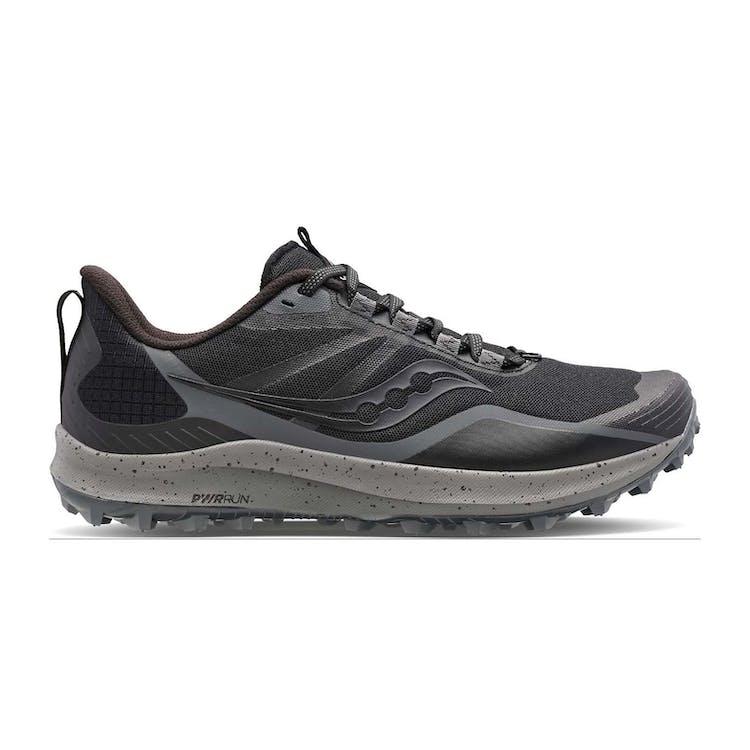 Image of Saucony Peregrine 12 Black Charcoal